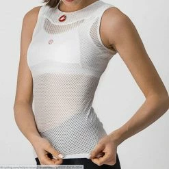 Castelli Pro Issue 2 Women's Sleeveless Base Layer White 7 Castelli Pro Issue 2 Women's Sleeveless Base Layer White