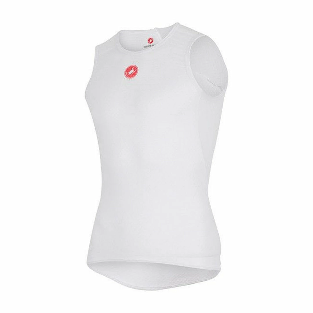 Apparel Castelli Pro Issue Sleeveless Baselayer Men’s White 1 Apparel Castelli Pro Issue Sleeveless Baselayer Men’s White
