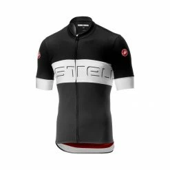Apparel Castelli Prologo VI Jersey Black With Ivory & Dark Grey
