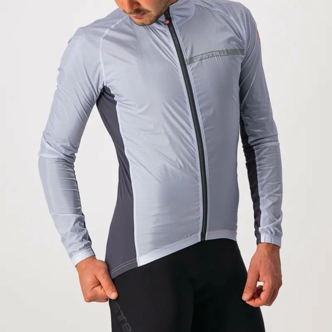Apparel Castelli Squadra Stretch Jacket Silver Grey 7 Apparel Castelli Squadra Stretch Jacket Silver Grey