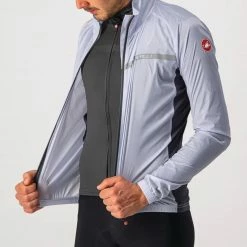 Apparel Castelli Squadra Stretch Jacket Silver Grey
