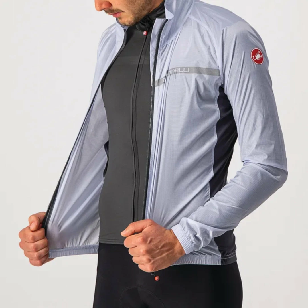 Apparel Castelli Squadra Stretch Jacket Silver Grey 2 Apparel Castelli Squadra Stretch Jacket Silver Grey