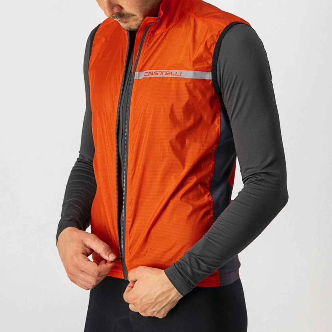 Apparel Castelli Squadra Stretch Vest Fiery Red 3 Apparel Castelli Squadra Stretch Vest Fiery Red