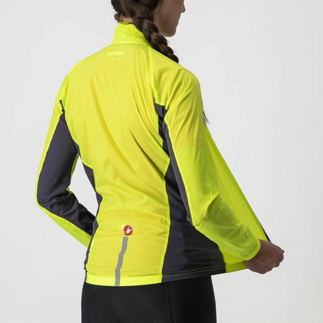 Apparel Castelli Squadra Stretch Women’s Jacket Yellow 4 Apparel Castelli Squadra Stretch Women’s Jacket Yellow