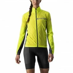 Apparel Castelli Squadra Stretch Women’s Jacket Yellow