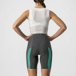 Castelli Velocissima 2 Short Women’s Dark Grey/Soften Green Apparel