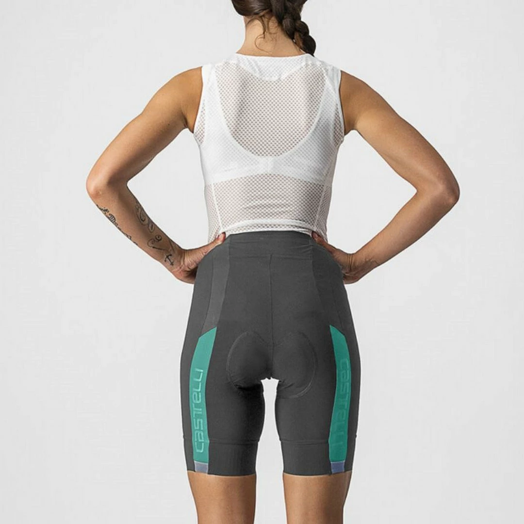 Castelli Velocissima 2 Short Women’s Dark Grey/Soften Green Apparel 2 Castelli Velocissima 2 Short Women’s Dark Grey/Soften Green Apparel