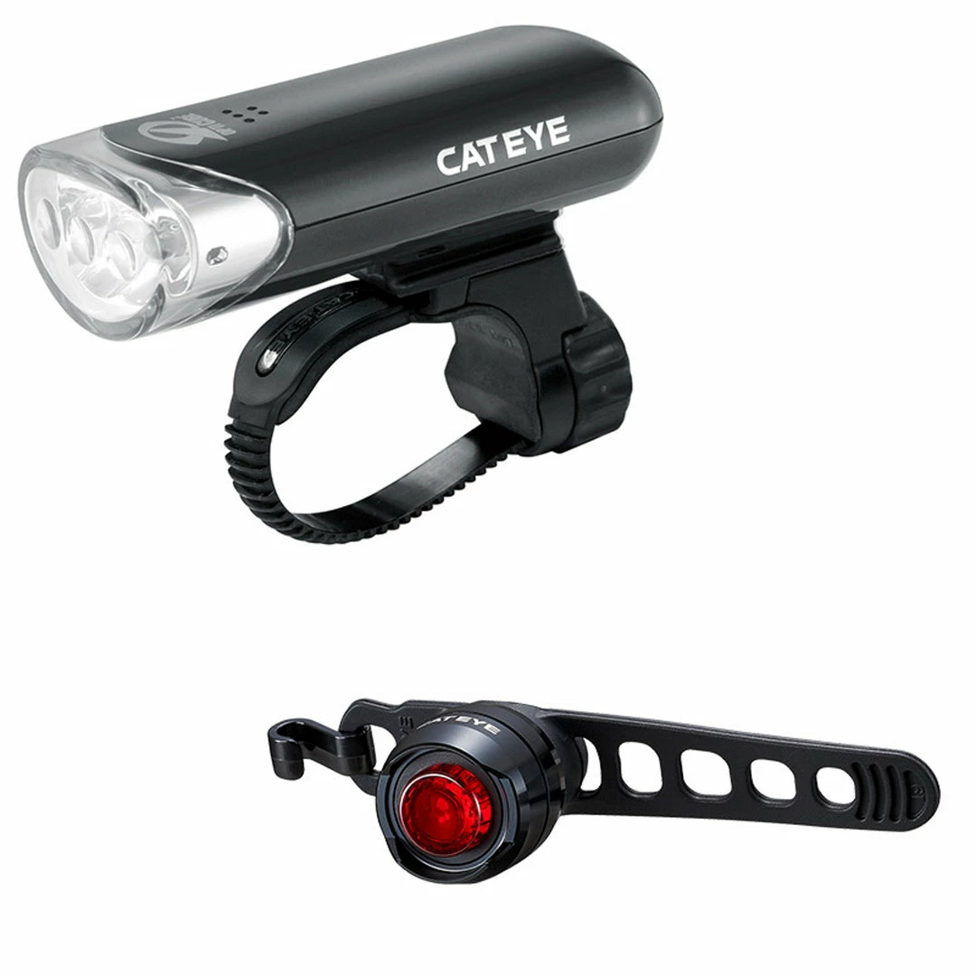 Cateye Light Set EL135 And Orb LD160 1 Cateye Light Set EL135 And Orb LD160
