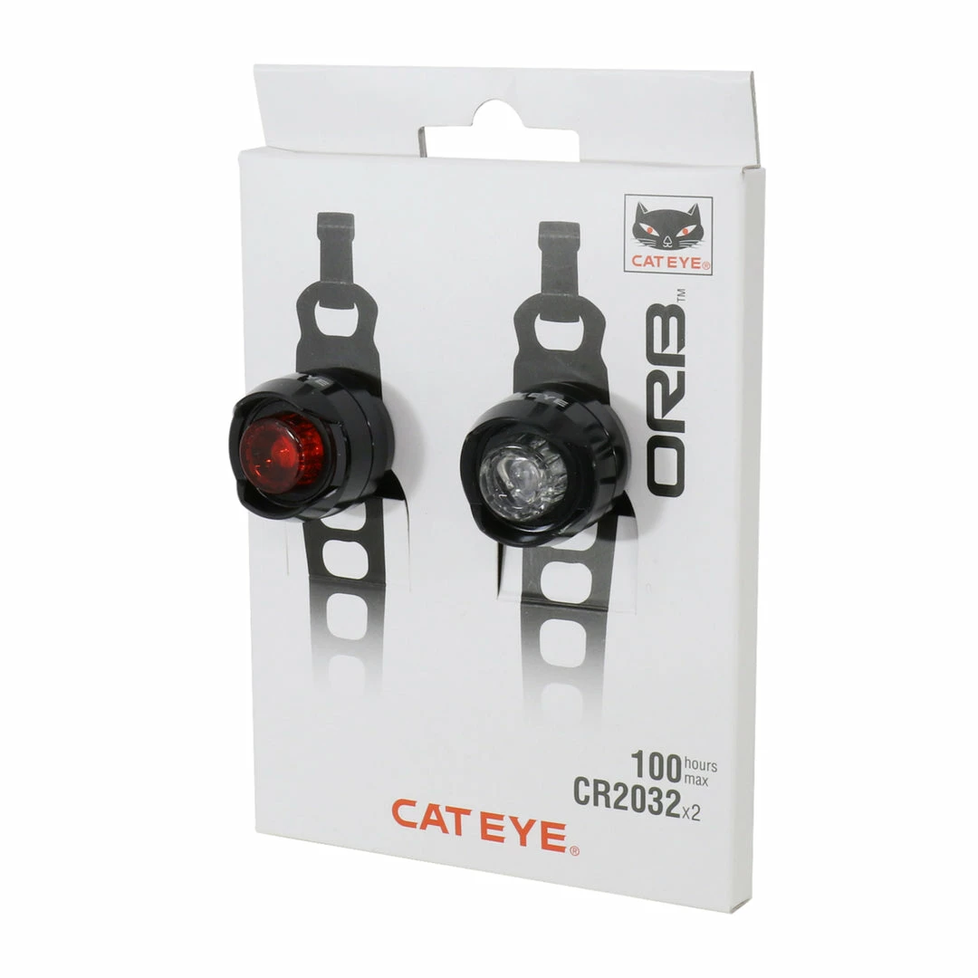 Cateye Lightset Orb Front And Rear 2 Cateye Lightset Orb Front And Rear