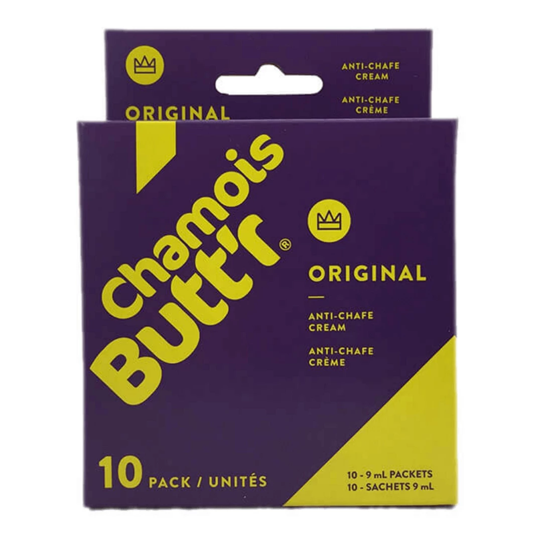 Chamois Butt'r Cream Original Pack Of 10 Single Serves (9ml Each) 1 Chamois Butt'r Cream Original Pack Of 10 Single Serves (9ml Each)