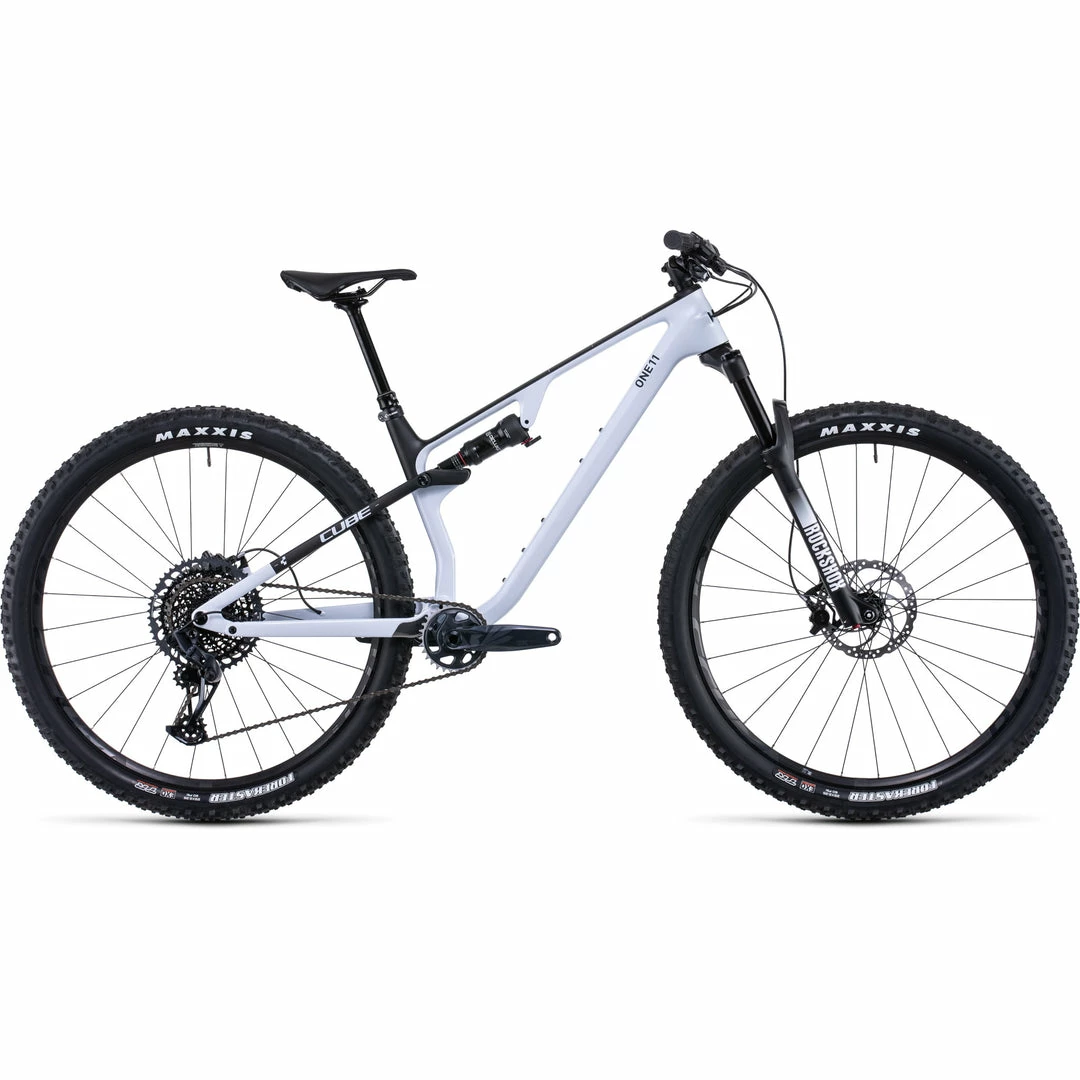 Bikes Cube AMS ONE11 C:68X Pro XC Race Bike Flash White 'n' Carbon (2022) 1 Bikes Cube AMS ONE11 C:68X Pro XC Race Bike Flash White 'n' Carbon (2022)