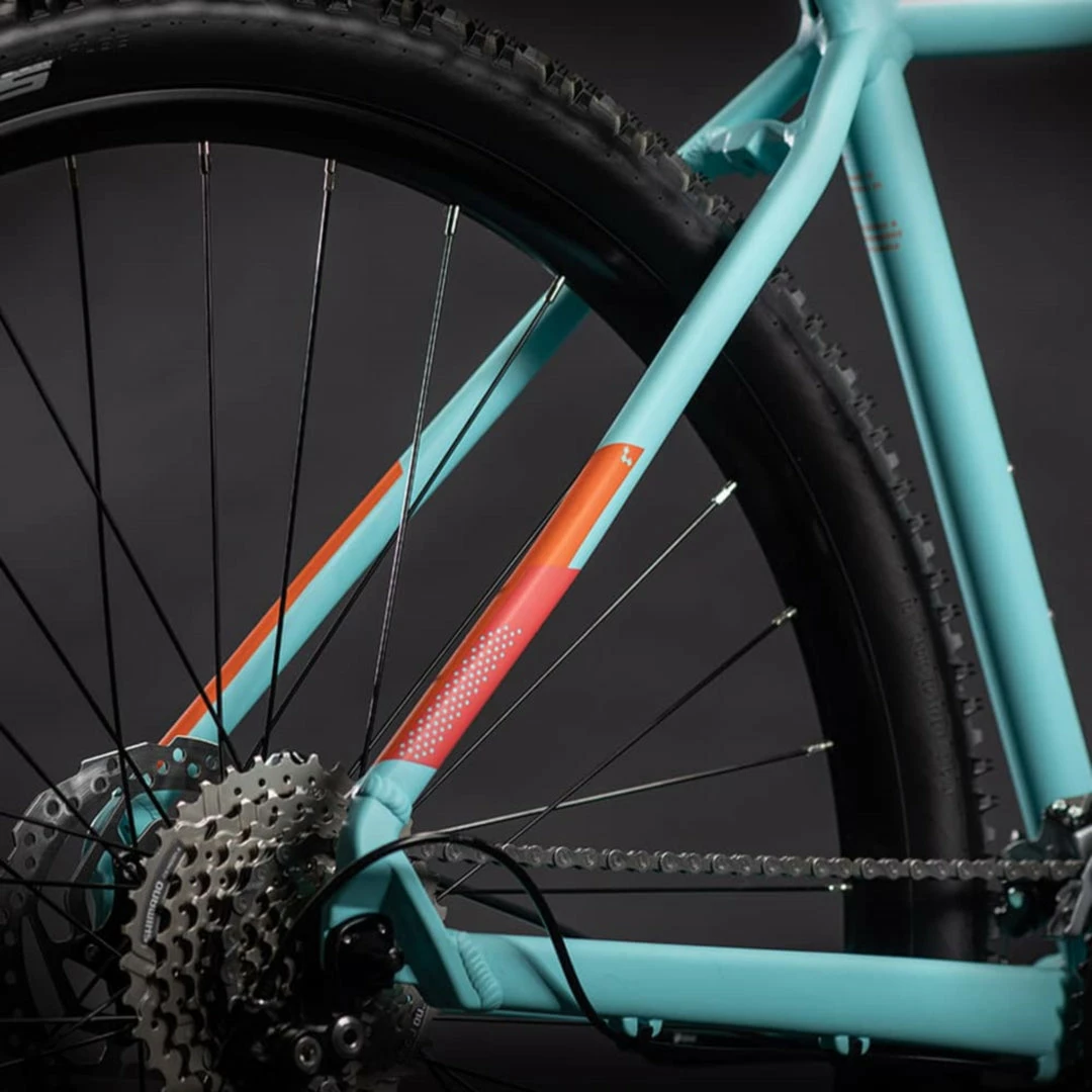 Cube Access WS Pro Women’s Hardtail Mountain Bike Ice Blue 'n' Orange (2021) Bikes 4 Cube Access WS Pro Women’s Hardtail Mountain Bike Ice Blue 'n' Orange (2021) Bikes