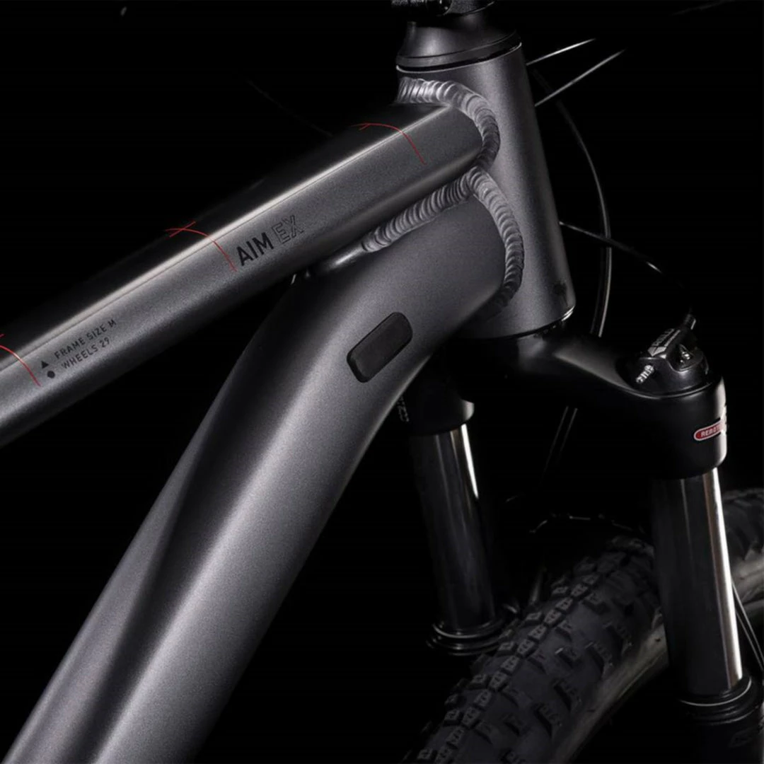 Bikes Cube Aim EX Hardtail Mountain Bike Grey 'n' Red (2022) 3 Bikes Cube Aim EX Hardtail Mountain Bike Grey 'n' Red (2022)