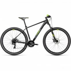 Cube Aim Hardtail Mountain Bike Black 'n' Green (2021)