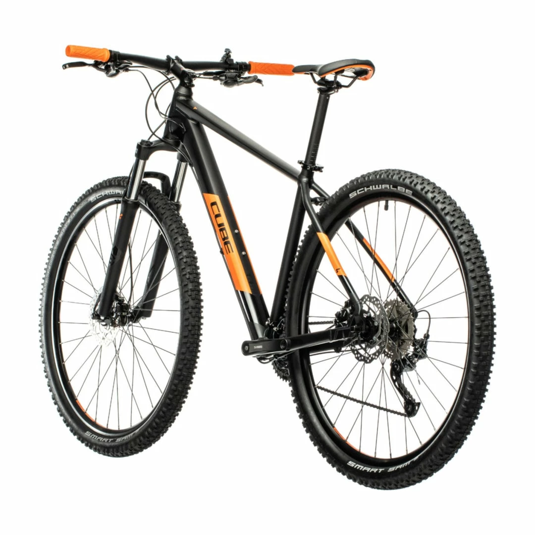 Cube Aim SL Hardtail Mountain Bike Black 'n' Orange (2021) Bikes 2 Cube Aim SL Hardtail Mountain Bike Black 'n' Orange (2021) Bikes