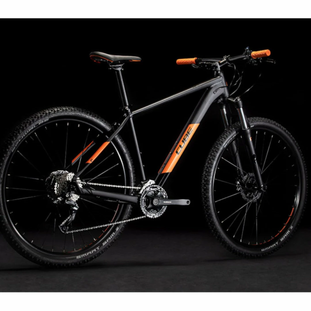 Cube Aim SL Hardtail Mountain Bike Black 'n' Orange (2021) Bikes 3 Cube Aim SL Hardtail Mountain Bike Black 'n' Orange (2021) Bikes