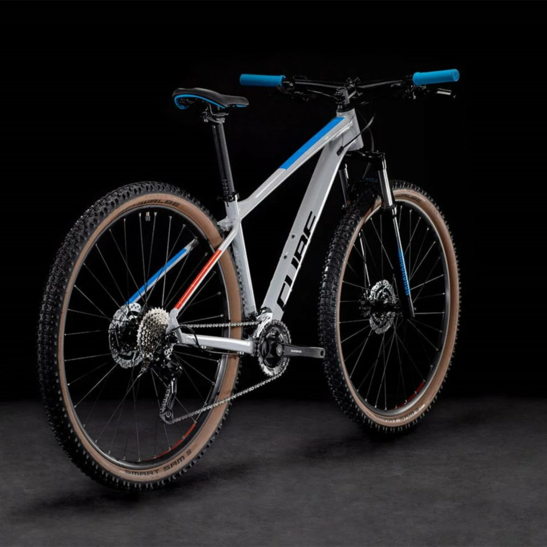 Bikes Cube Aim SL Hardtail Mountain Bike Prismagrey 'n' Blue 'n' Red (2022) 3 Bikes Cube Aim SL Hardtail Mountain Bike Prismagrey 'n' Blue 'n' Red (2022)