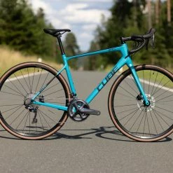 Cube Attain GTC SL Road Race Bike Teal Metal 'n' Carbon (2022)