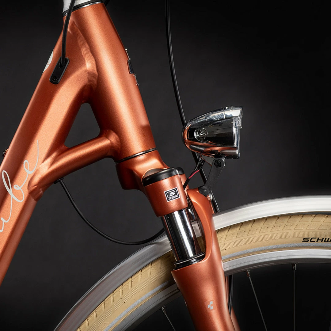 Cube Ella Ride Hybrid Electric Bike 400wh Battery Rusty Orange 'n' Grey (2021) 5 Cube Ella Ride Hybrid Electric Bike 400wh Battery Rusty Orange 'n' Grey (2021)