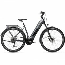 Cube Kathmandu Hybrid One Easy Entry Electric Bike 625wh Battery Iridium 'n' Black (2021) Bikes