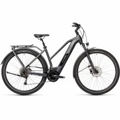 Bikes Cube Kathmandu Hybrid One Trapeze Electric Bike 625wh Battery Iridium 'n' Black (2021)