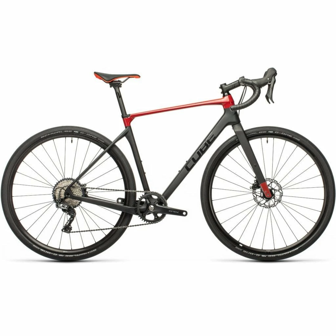 Cube Nuroad C:62 Pro Adventure Road Bike Carbon 'n' Red (2021) Bikes 1 Cube Nuroad C:62 Pro Adventure Road Bike Carbon 'n' Red (2021) Bikes
