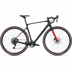 Cube Nuroad C:62 Pro Gravel Bike Carbon 'n' Red (2022)