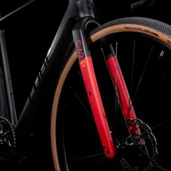 Cube Nuroad C:62 Pro Gravel Bike Carbon 'n' Red (2022)