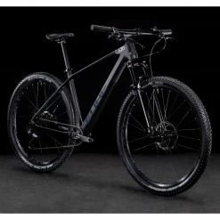 Bikes Cube Reaction C:62 One Cross Country Mountain Bike Carbon 'n' Grey (2022)