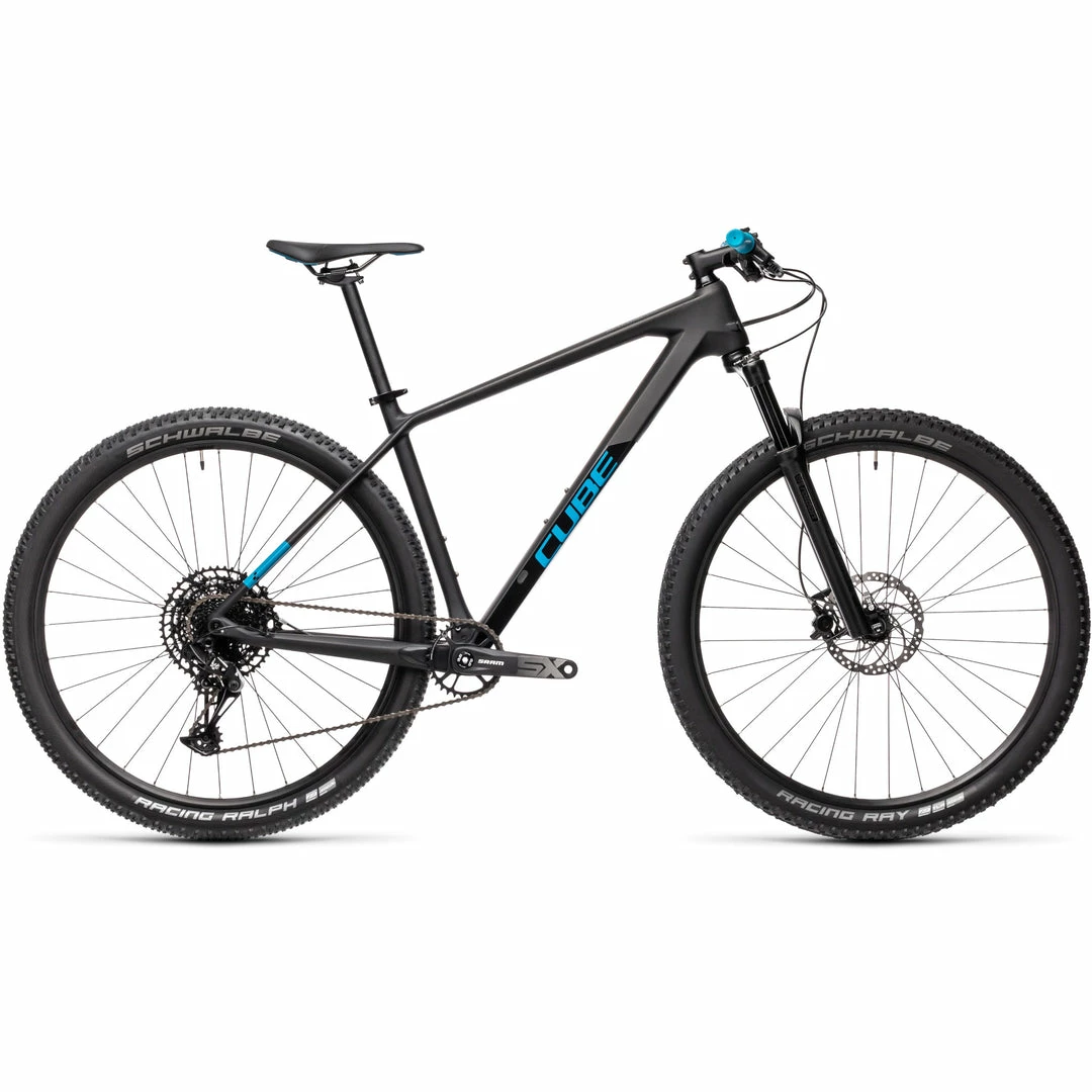 Cube Reaction C:62 One Cross Country Race Bike Carbon 'n' Blue (2021) Bikes 1 Cube Reaction C:62 One Cross Country Race Bike Carbon 'n' Blue (2021) Bikes