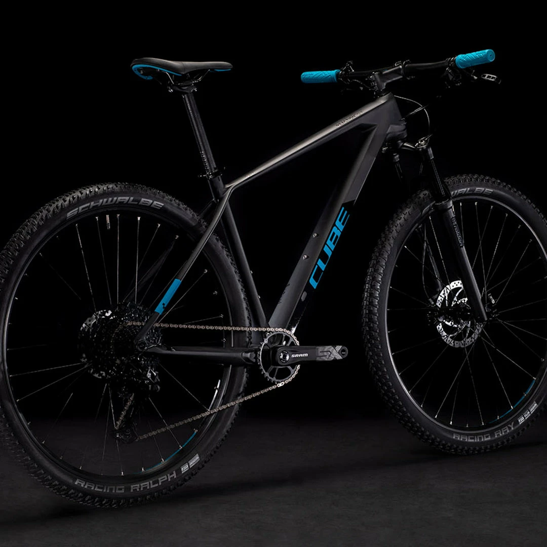 Cube Reaction C:62 One Cross Country Race Bike Carbon 'n' Blue (2021) Bikes 2 Cube Reaction C:62 One Cross Country Race Bike Carbon 'n' Blue (2021) Bikes