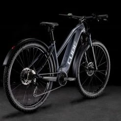 Cube Reaction Hybrid Performance 500 Allroad Electric Bike 504Wh Battery Metallic Grey 'n' White Trapeze (2022)