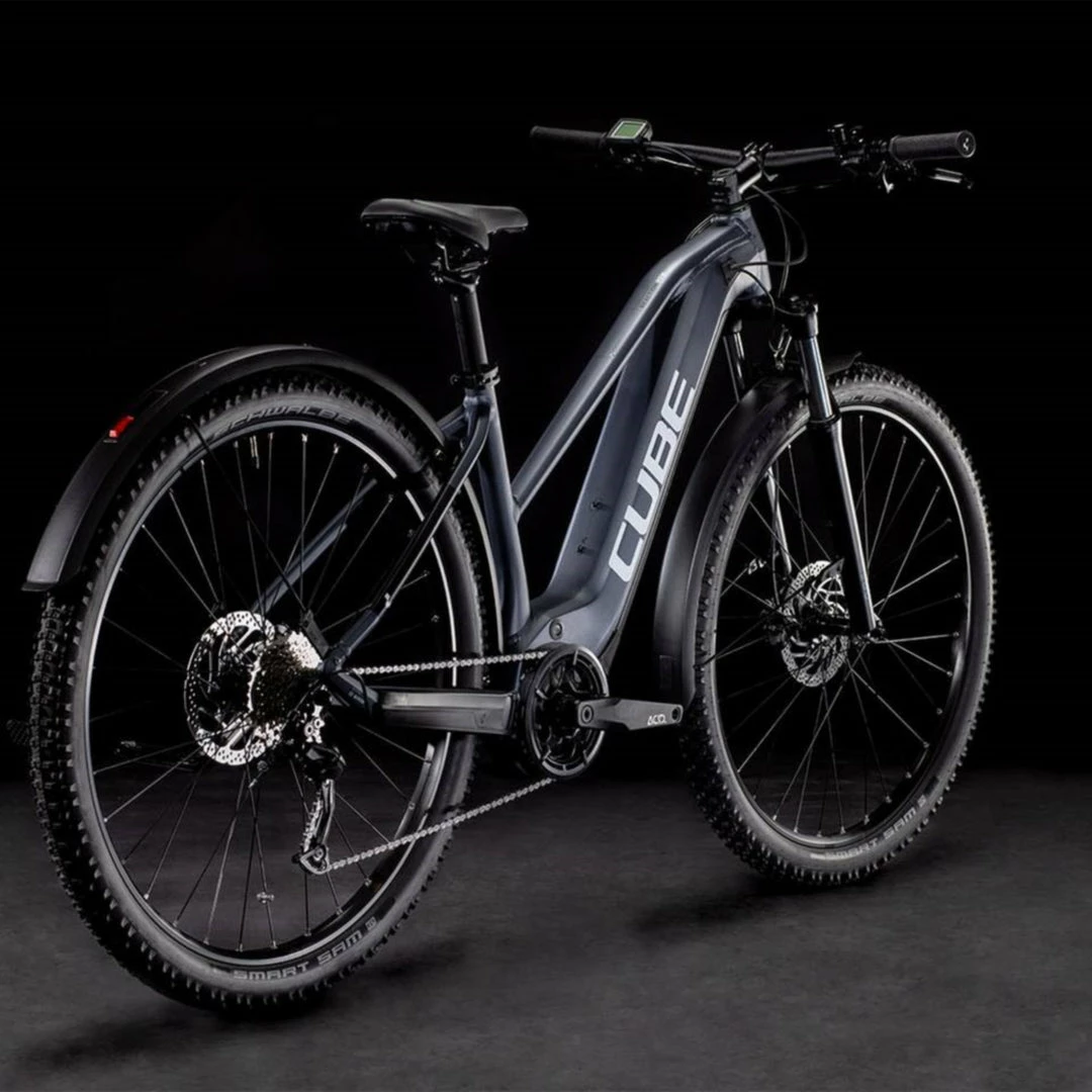 Cube Reaction Hybrid Performance 500 Allroad Electric Bike 504Wh Battery Metallic Grey 'n' White Trapeze (2022) 2 Cube Reaction Hybrid Performance 500 Allroad Electric Bike 504Wh Battery Metallic Grey 'n' White Trapeze (2022)