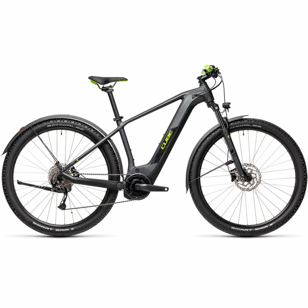 Cube Reaction Hybrid Performance Allroad Electric Bike 500wh Battery Iridium 'n' Green (2021) Bikes 1 Cube Reaction Hybrid Performance Allroad Electric Bike 500wh Battery Iridium 'n' Green (2021) Bikes