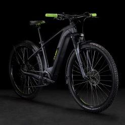 Cube Reaction Hybrid Performance Allroad Electric Bike 500wh Battery Iridium 'n' Green (2021) Bikes