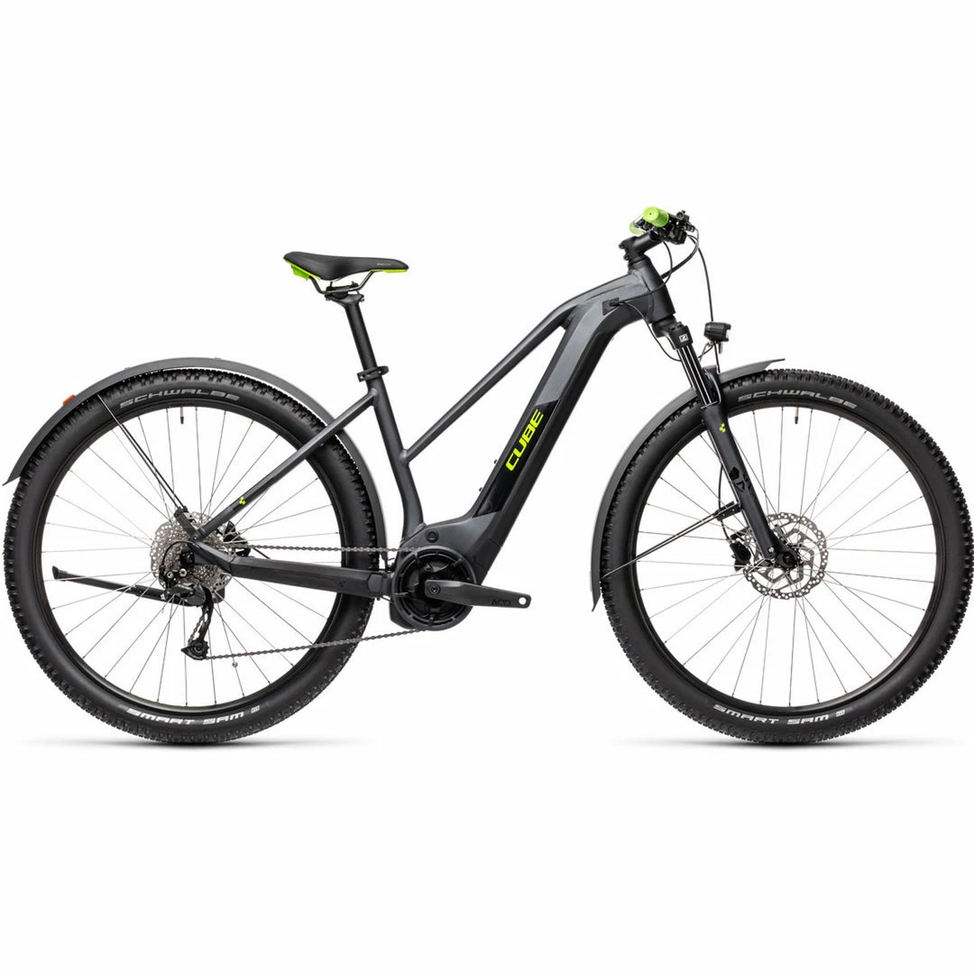 Cube Reaction Hybrid Performance Allroad Trapeze Electric Bike 500wh Battery Iridium 'n' Green (2021) 1 Cube Reaction Hybrid Performance Allroad Trapeze Electric Bike 500wh Battery Iridium 'n' Green (2021)