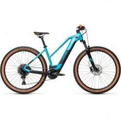 Bikes Cube Reaction Hybrid Pro Electric Bike 625wh Battery Trapeze Petrol 'n' Orange (2021)