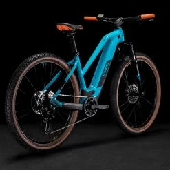 Bikes Cube Reaction Hybrid Pro Electric Bike 625wh Battery Trapeze Petrol 'n' Orange (2021)