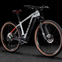 Cube Reaction Hybrid Pro Electric Mountain Bike Prisma Grey 'n' Red 625Wh Battery (2022)