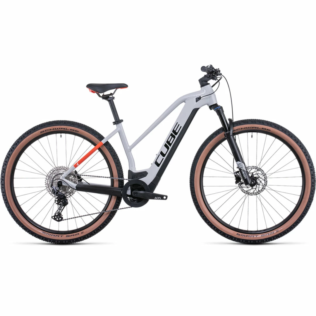 Cube Reaction Hybrid Pro Electric Mountain Bike Trapeze Prisma Grey 'n' Red 625Wh Battery (2022) 1 Cube Reaction Hybrid Pro Electric Mountain Bike Trapeze Prisma Grey 'n' Red 625Wh Battery (2022)