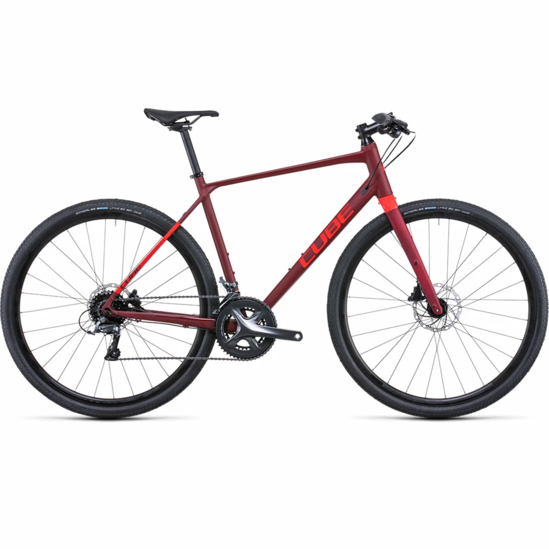 Cube SL Road Commuter/Trekking Bike Darkred 'n' Red (2022) Bikes 1 Cube SL Road Commuter/Trekking Bike Darkred 'n' Red (2022) Bikes