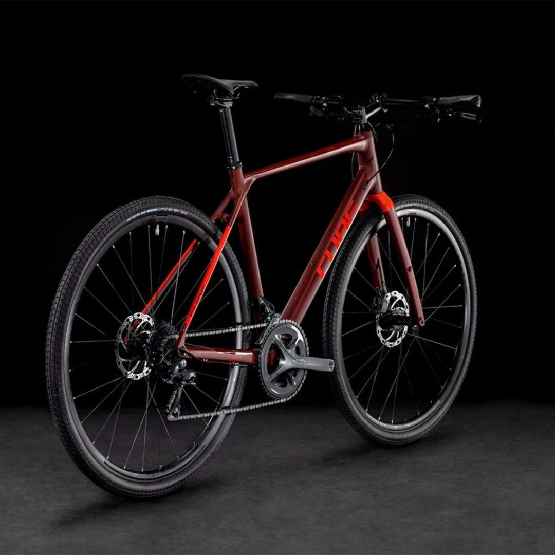 Cube SL Road Commuter/Trekking Bike Darkred 'n' Red (2022) Bikes 2 Cube SL Road Commuter/Trekking Bike Darkred 'n' Red (2022) Bikes