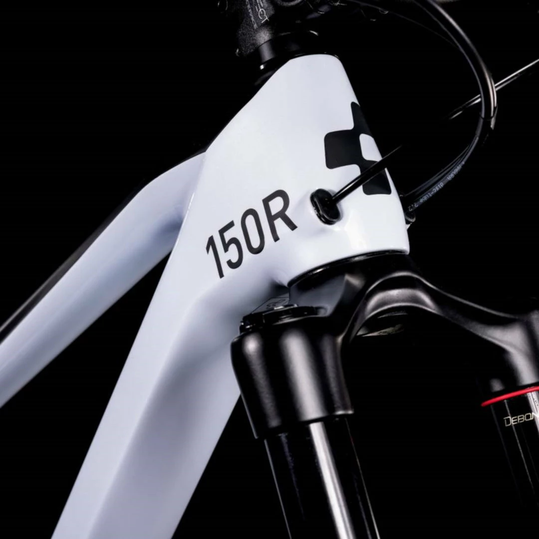 Cube Stereo 150 C:62 Race All-Mountain Bike Flash White 'n' Carbon (2022) Bikes 4 Cube Stereo 150 C:62 Race All-Mountain Bike Flash White 'n' Carbon (2022) Bikes