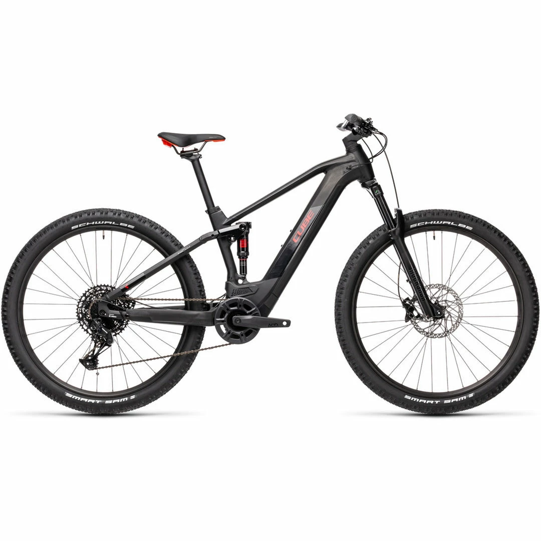 Cube Stereo Hybrid 120 Pro Electric Mountain Bike 504wh Battery Black 'n 'Red (2021) 1 Cube Stereo Hybrid 120 Pro Electric Mountain Bike 504wh Battery Black 'n 'Red (2021)