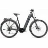 Cube Touring Hybrid One Easy Entry Electric Bike 500wh Battery Grey 'n' Black (2021) Bikes