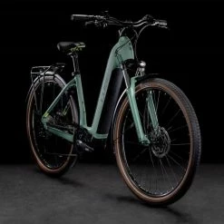 Cube Touring Hybrid One 500 Electric Bike Easy Entry Green 'n' Sharp Green 504Wh Battery (2022) Bikes