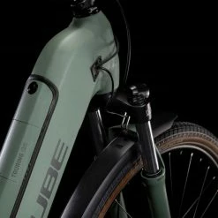 Cube Touring Hybrid One 500 Electric Bike Easy Entry Green 'n' Sharp Green 504Wh Battery (2022) Bikes