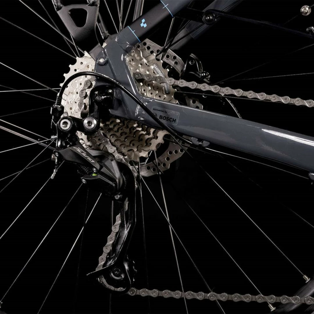 Bikes Cube Touring Hybrid One 500 Electric Bike Easy Entry Grey 'n' Blue (2022) 3 Bikes Cube Touring Hybrid One 500 Electric Bike Easy Entry Grey 'n' Blue (2022)