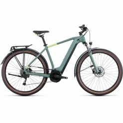 Bikes Cube Touring Hybrid One 500 Electric Bike Green 'n' Sharp Green 504Wh Battery (2022)