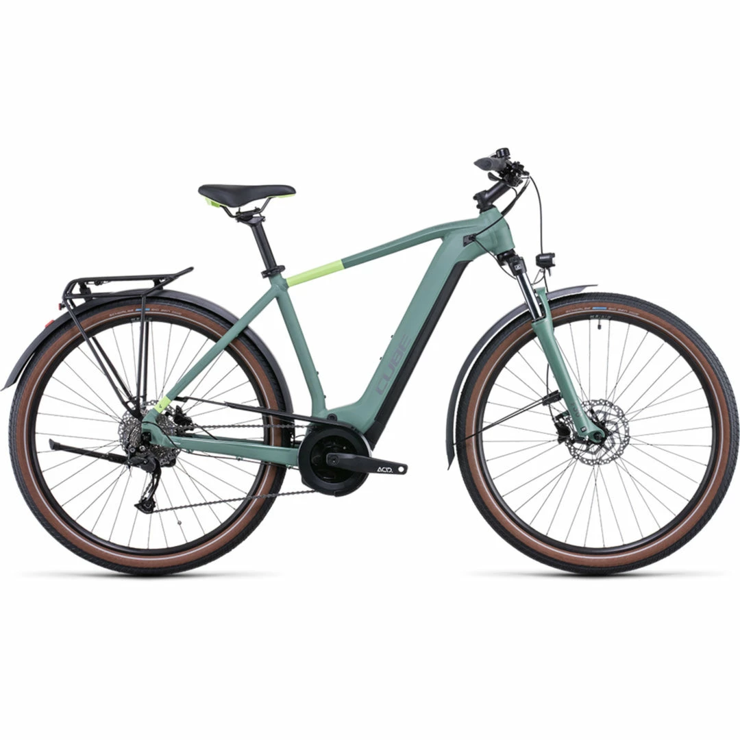 Bikes Cube Touring Hybrid One 500 Electric Bike Green 'n' Sharp Green 504Wh Battery (2022) 1 Bikes Cube Touring Hybrid One 500 Electric Bike Green 'n' Sharp Green 504Wh Battery (2022)